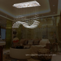 Modern led chandelier crystal ceiling lamp dining room rectangular chandelier lighting 92014